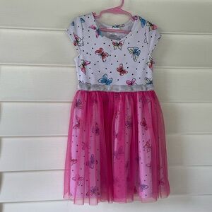 Youngland Butterfly Print Dress Sz 6X